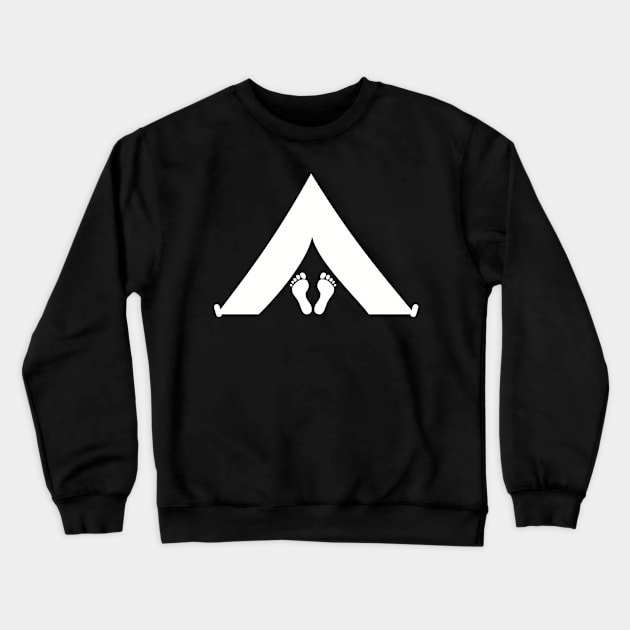 Camping tent feet Crewneck Sweatshirt by Designzz